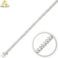  Gümüş Zirkon Taşlı Bilezik / Bileklik